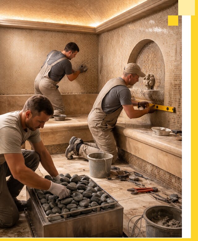 Проектирование и строительство хамама и сауны в Ставрополе