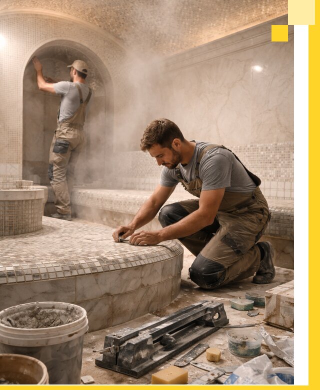 Профессиональный дизайн хамама и SPA под ключ в Ставрополе