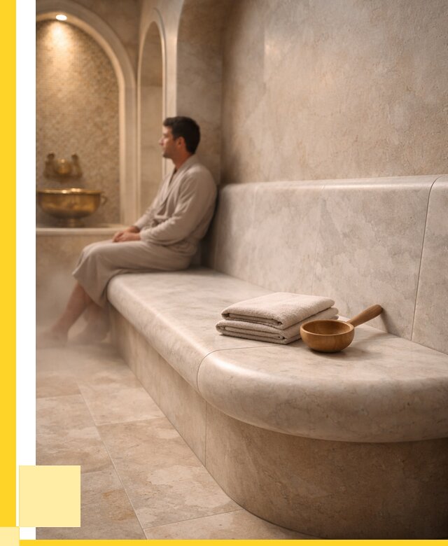 Сиденья для хамама в Ставрополе под ключ от 12461 р. | ЭриданСтв