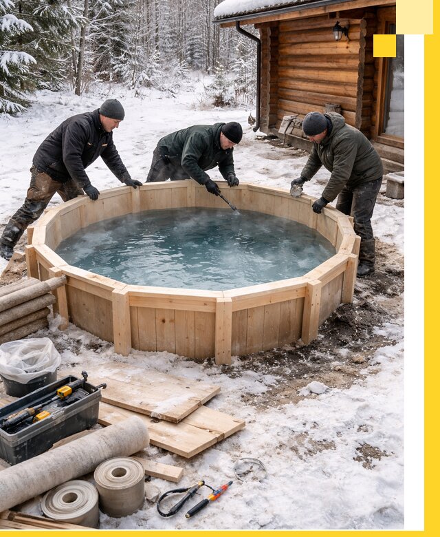 Изготовление и установка ледяных купелей под ключ в Ставрополе