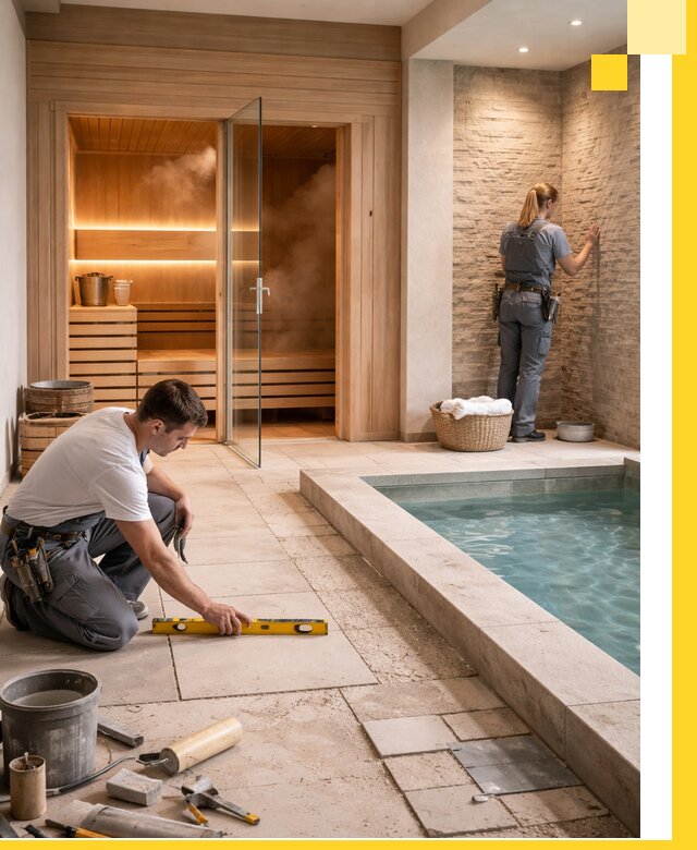 Комплексный дизайн и отделка интерьеров SPA под ключ в Ставрополе